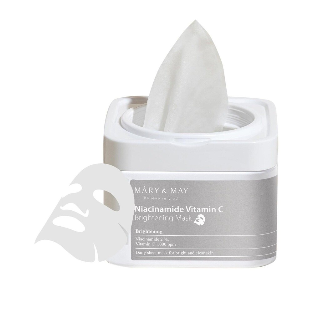 Mary & May Niacinamide Vitamin C Brightening Mask 30 count/ 14.1 oz